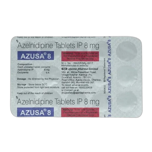 azusa 8mg tablet 15's